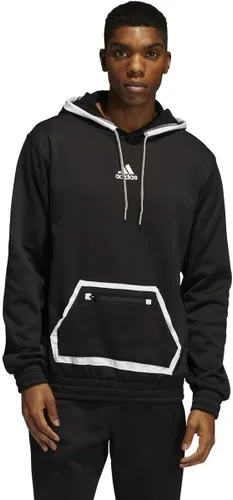 Vista 3 de adidas Team Issue - Sudadera con capucha para hombre, talla M