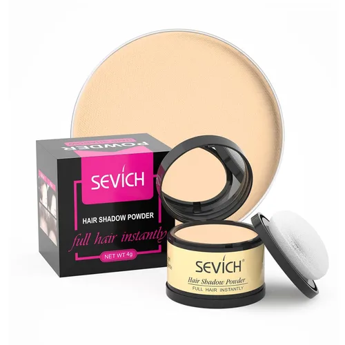 Vista 29 de Polvo para Línea de Cabello Sevich 2.0, Oculta Instantáneamente la Pérdida de Cabello, Polvo para Toque de Raíces, Sombra de Cabello para Mujeres