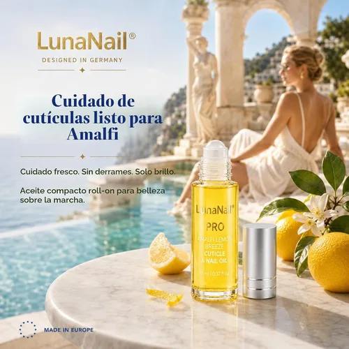Vista 7 de Aceite de cutícula, aceite de uñas enrollable con vitamina E y jojoba, hidratante para cutículas secas, vegano (brisa de limón amalfi)