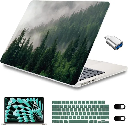 Vista 17 de CISSOOK Funda para MacBook Air de 15 pulgadas M2 M3 M4 M5 2023 2024 2025 2026