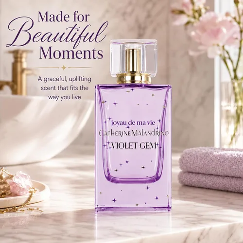 Vista 9 de Catherine Malandrino Violet Gem Eau de Parfum, 3.4 fl. oz.
