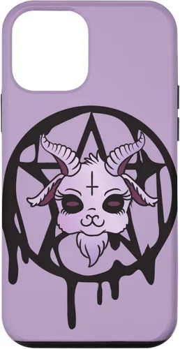 Vista 16 de Anime Aesthetic Baphomet Pentagram Pastel Goth Case for iPhone 17