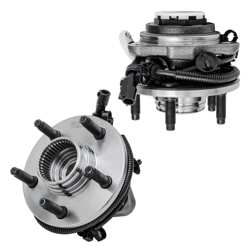 Vista 33 de Detroit Axle - Par de cojinetes de rueda delantera/trasera para Ford Edge 11-14, 09-19 Flex, 13-19 Police Interceptor Sedan, 14-18 Police Sedan