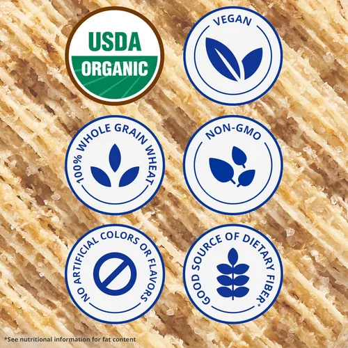 Vista 6 de Triscuit Galletas originales orgánicas) sin OMG, 7 onzas (paquete de 6)