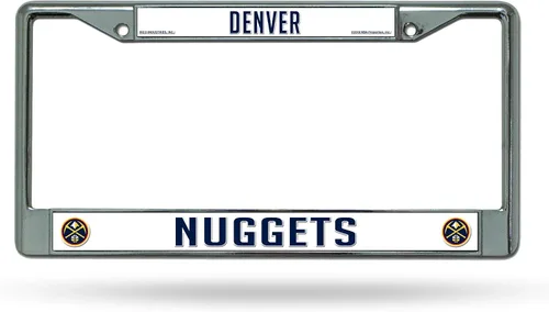 Vista 14 de Rico Industries NBA Basketball Premium 12" x 6" Chrome Frame with Plastic Inserts - Car/Truck/SUV Automobile Accessory
