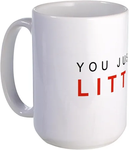 Vista 4 de CafePress Litt UP Tugs - Taza de café grande de 15 onzas, color blanco
