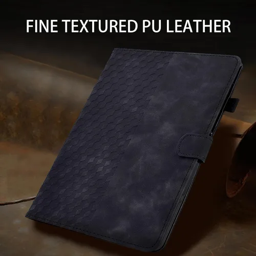 Vista 8 de Funda para Samsung Galaxy Tab S6 Lite 2024/2022/2020 de 10.4 pulgadas SM-P620/P625/P610/P613/P615/P619 de piel sintética, funda magnética con Negro