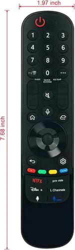Vista 6 de AN-MR21GA - Control remoto inteligente de repuesto para LG Smart TV 2021 OLED TV Series G1 C1 A1 QNED99 QNED90 NANO99 NANO90 NANO85 NANO80 NANO75