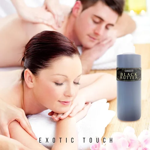 Vista 4 de Perfume de mantequilla negra de 1 onza perfumada de aceite corporal para hombres, botella de plástico, tamaño pequeño para viajes y regalos