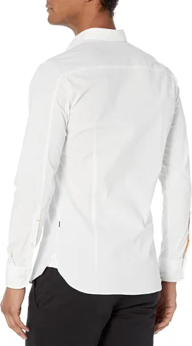 Vista 2 de BOSS Camisa elástica con botones de popelina para hombre