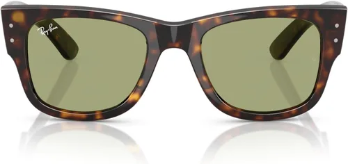Vista 10 de Ray-Ban RB0840sf Mega Wayfarer Low Bridge Fit Gafas de sol cuadradas Negro/Verde