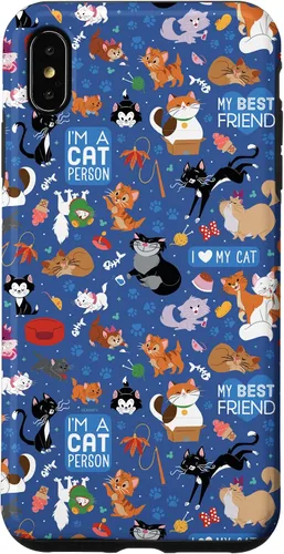 Vista 11 de Disney Carcasa para iPhone 17, diseño de gatos I Love My Cat