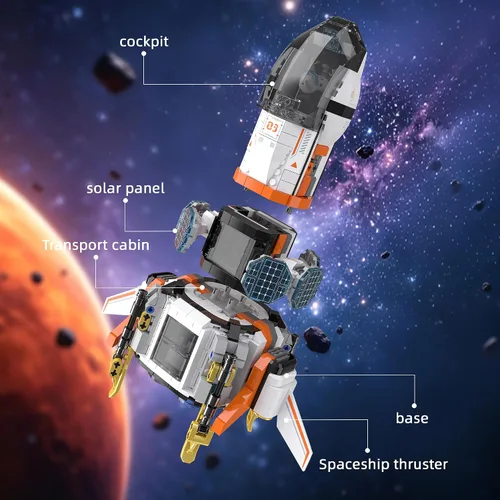 Vista 5 de Sistemas modulares del edificio de la nave espacial, bloques de exploración Ll003