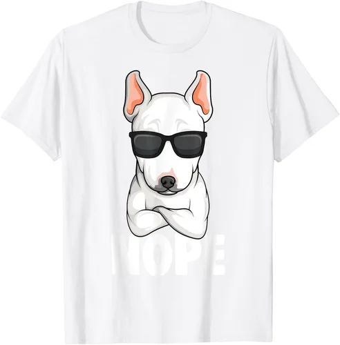 Vista 99 de Camiseta de perro Bull Terrier para niños y mujeres, Negro