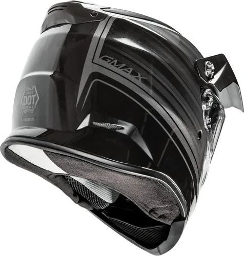 Vista 5 de Gmax AT-21 Adventure Raley Casco Rojo Blanco