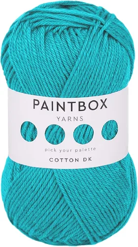 Vista 62 de Paintbox Yarns - Hilo 100% algodón DK, 1.76 onzas, 137 yardas, 410.1 ft #401 Papel blanco