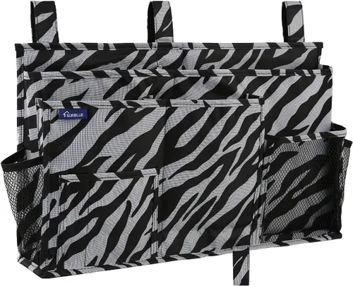 Vista 61 de Surblue Organizador de cama colgante para mesita de noche, bolsa de almacenamiento con bolsillo para literas y camas de hospital, habitaciones