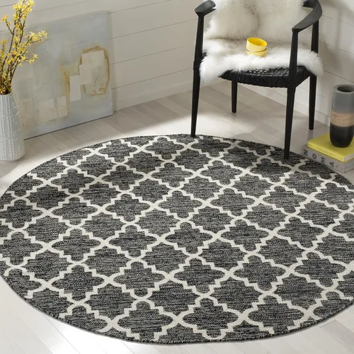 Vista 31 de SAFAVIEH Montauk Collection - Alfombra decorativa, 2 pies 3 pulgadas x 3 pies 9 pulgadas, beige y marfil, hecho a mano, de algodón enrejado, ideal