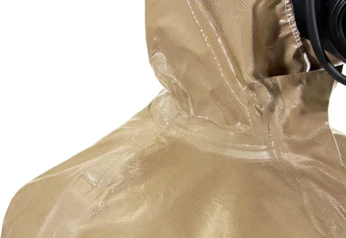 Vista 4 de MIRA Safety Traje de protección desechable con capucha y puño elástico