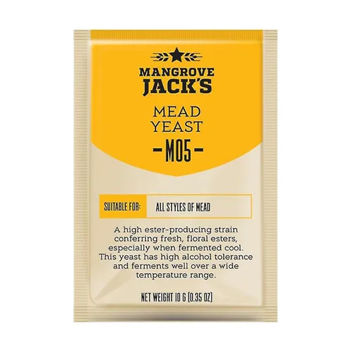Vista 2 de Mangrove Jack's Craft Series Mead Levadura M05 (0.35 oz) (paquete de 3)