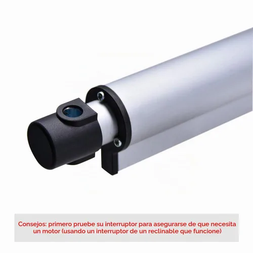Vista 4 de Okin JLDQ-10 Modelo de pieza JLDQ.10.435.250D Actuador de motor para reemplazo refinado reclinable eléctrico