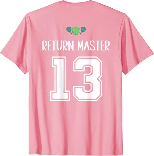Vista 63 de Camiseta divertida del grupo de tenis de pádel para el equipo de pádel