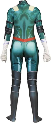 Vista 4 de My Hero Academia All Might Boku No Hero Academia - Disfraz unisex para Halloween