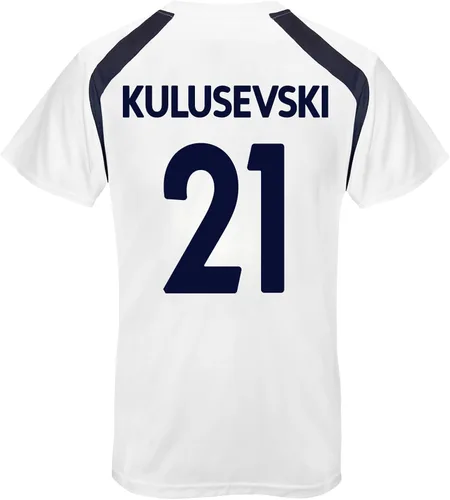 Vista 7 de Tottenham Hotspur Camiseta de entrenamiento de poliéster para hombre de regalo oficial de fútbol del FC Romero blanco