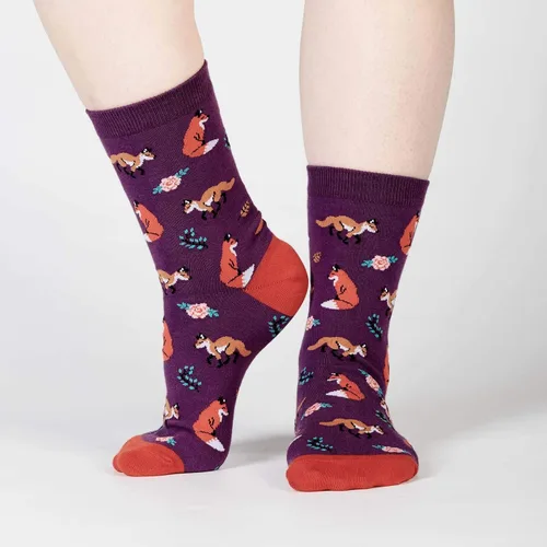 Vista 2 de Sock It To Me Calcetines para mujer diseño de animales