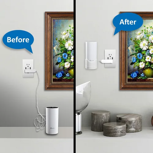 Vista 2 de Soporte de pared para sistema WiFi de malla Deco S4, S7, M4, P9, W2400 (paquete de 2)