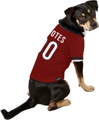 Vista 5 de Pets First NHL Arizona Coyotes Jersey para perros y gatos, talla XS. Deja que tu mascota sea un verdadero fanático de la NHL