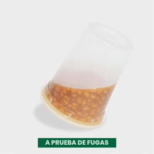Vista 4 de Freshware Contenedores de almacenamiento de alimentos con tapas [8/16/32 oz x 20 cada uno, 60 juegos] recipientes para delicatessen, aptos