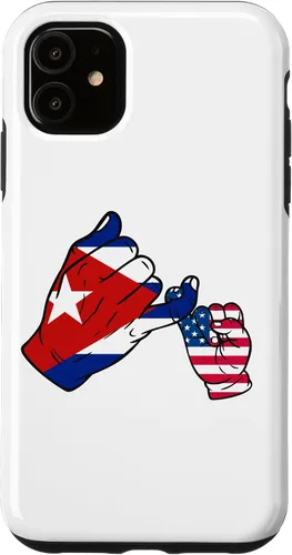 Vista 5 de iPhone 15 Funda familiar Cuba USA para padres e hijos