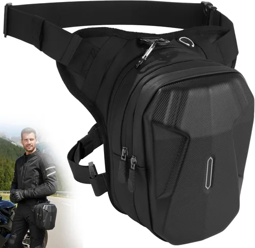 Vista 6 de yeesport Bolsa de pierna de motocicleta, bolsa de muslo de motocicleta