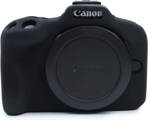 Vista 9 de MUZIRI KINOKOO Funda de Silicona para Canon EOS R50 Vlog Cámara - Verde