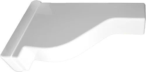 Vista 5 de Weatherables Tapa de acabado para pérgola – Tapa de vinilo blanco para un aspecto acabado, hecha para poste verdadero de 1.5 x 5.5 pulgadas