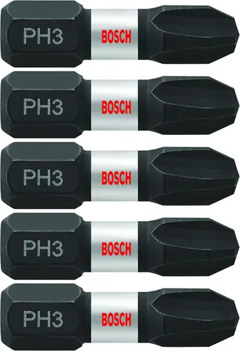 Vista 16 de BOSCH ITPH1102 - Paquete de 2 unidades de 1 pulgada. Phillips #1 Impact Tough Destornillador Brocas de Inserción