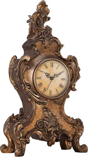 Vista 5 de Kensington Hill Taryn - Reloj de mesa estilo vintage de 16 1/4 pulgadas