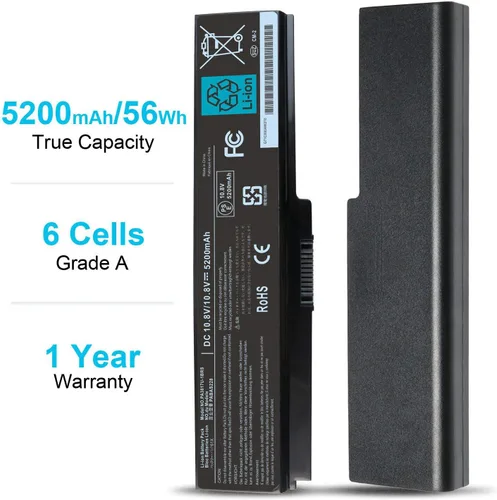 Vista 5 de PA3817U-1BRS - Batería para portátil compatible con Toshiba Satellite C655 C650D C675 C660 L700 L750 L755 L770 L645 L655 L675 P745 P755 P775 M640