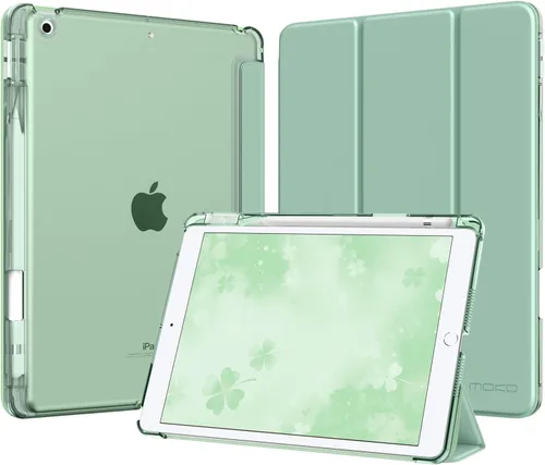 Vista 31 de MoKo for iPad 9th/8th/7th Generation Case 10.2-Inch with Pencil Holder,Pink