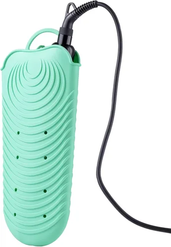 Vista 10 de ZAXOP Alfombrilla de rizador resistente al calor y bolsa de viaje – Soporte de silicona para herramientas de pelo caliente para plancha plana Negro