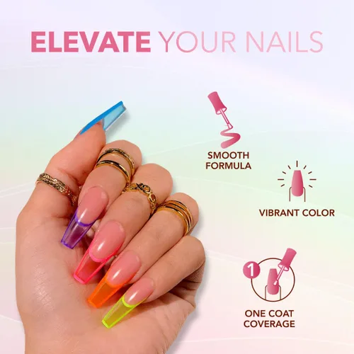 Vista 2 de KIARA SKY Esmalte de gel profesional Soak Off Jelly Tint (You Succulent)