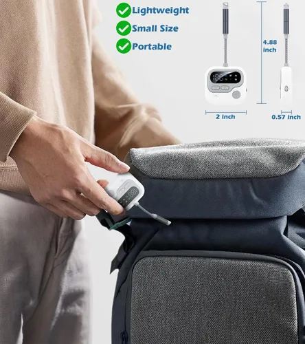Vista 8 de KAIY Transmisor Bluetooth de avión para TV, receptor de audio inalámbrico 2 en 1 con pantalla y perilla de volumen, adaptador de conector auxiliar