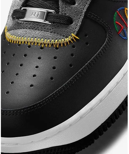 Vista 7 de NIKE Tenis de gimnasia para hombre, color negro, blanco, gris oscuro, talla 11.5