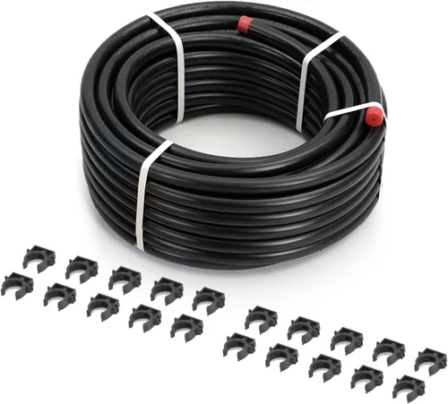 Vista 15 de Kit de Accesorios para Compresor de Aire 1/2" x 100 pies Sistema de Tuberías de Aire Comprimido de Aluminio HDPE Manguera Negra de Compresor de Aire
