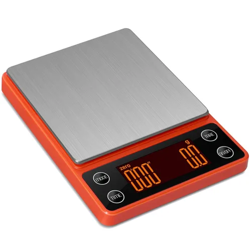 Vista 9 de Báscula de café espresso con temporizador de precisión de 6.6 lbs/0.004 oz, báscula digital de café para verter sobre café, portátil, recargable