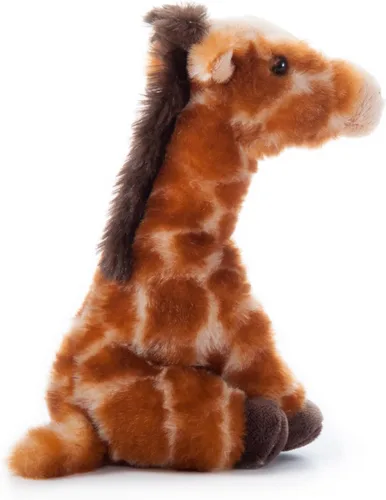 Vista 3 de The Petting Zoo Jirafa de peluche, muñeco de felpa, regalos para niños, colección Wild Onez Babiez Zoo Animals, peluche de jirafa 6 pulgadas