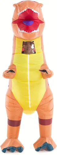 Vista 2 de HSCTEK Disfraz inflable de dinosaurio para adultos