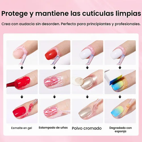 Vista 2 de Beetles - Látex líquido sin olor para uñas, 0.5 onzas líquidas, color rosa