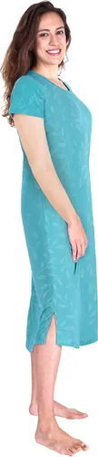 Vista 2 de Cool-jams Camisas de dormir sin sudor para mujer, vestido largo de pijama que absorbe la humedad